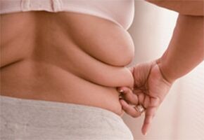 Fat folds on the sides